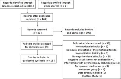 Does Meditation Alter Brain Responses to Negative Stimuli? A Systematic Review